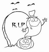 Halloween Rip Coloring Pages Print Kids Holloween Happy sketch template