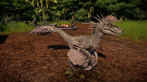 Experimental Feathered Raptors At Jurassic World Evolution