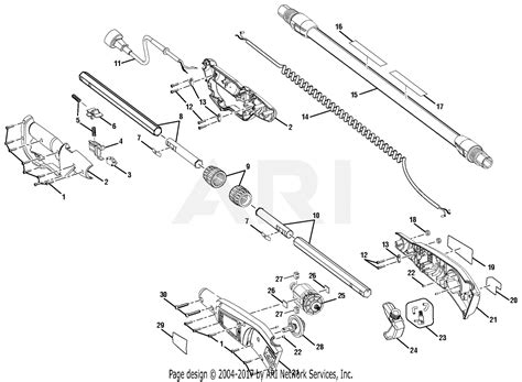 homelite ry electric pole  parts diagram  general assembly part