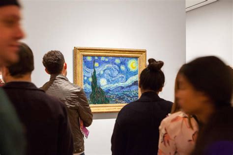 starry night by vincent van gogh at the museum of modern art museum of modern art modern art art