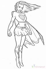 Supergirl Kolorowanki Dzieci sketch template