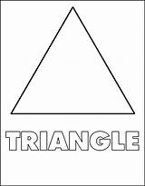 Shapes Coloring Shape Pages Triagle Printable Triangle Kids Color Toddlers Sheets Preschool Worksheets Print Children Activities Netart Visit School Bestcoloringpagesforkids sketch template