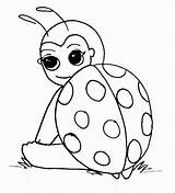 Ladybug Coccinelle Joaninha Colorir Bug Imprimir Coloringhome Alimentação sketch template