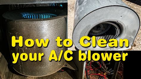 clean  ac blower  aircon blower  ac blower wheel  diy  save money youtube