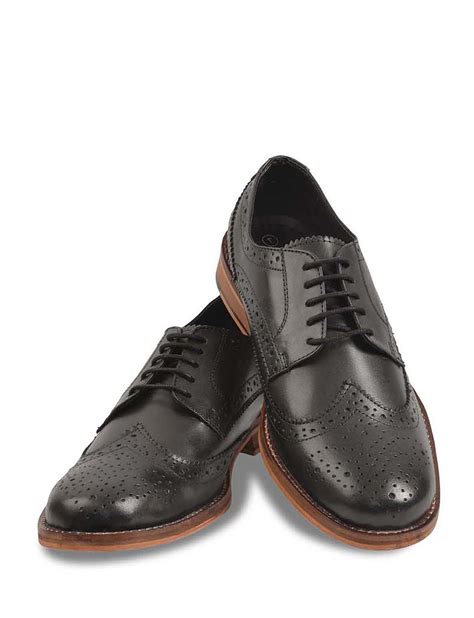 real leather brogue chums