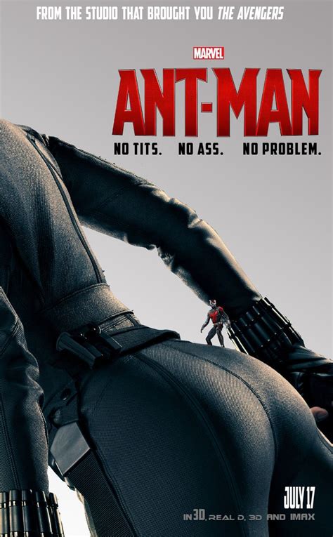 Fan Art Ant Man Gets Close To Black Widow In