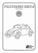 Coloring Volkswagen Beetle Pages Cars Cool Car Print Kids sketch template