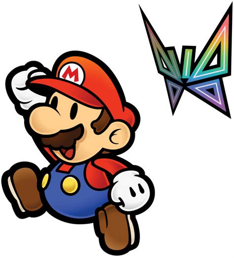 Super Paper Mario Wii Artwork Including Characters