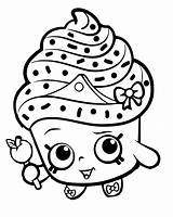 Shopkins Cupcake Queen Drawing Coloring Pages Colouring Outline Printable Valentine Card Scrapbooking Color Clipart Kids Cricut Print Drawings Sheets Valentines sketch template