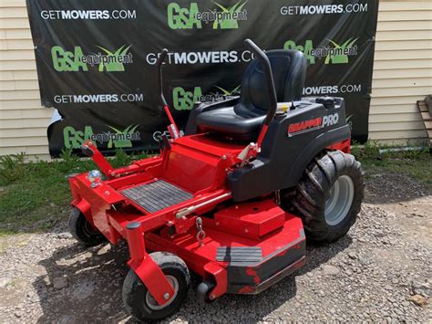 snapper pro sx  turn mower  hp engine    month lawn mowers  sale
