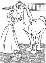 Coloring Horse Cinderella Disney Pages Para Colorir Escolha Pasta Páginas Cinderela sketch template