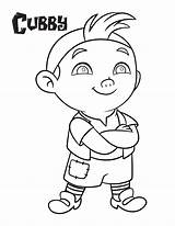 Cubby Happy Coloring Game Print sketch template