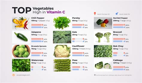 vegetables high  vitamin  list encycloall