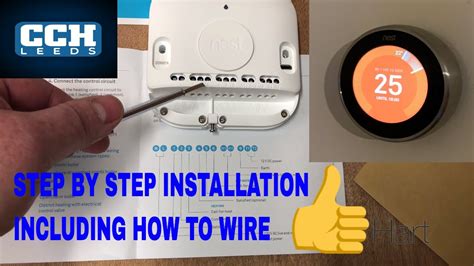 nest learning thermostat installation   wire allen hart