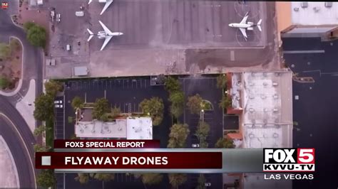drone pilot fined   dji phantom  lands  mccarran airport
