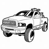 Lifted Cummins Clipartmag sketch template