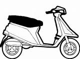 Scooter Disegno Motorino Disegnidacolorareonline Stampare sketch template