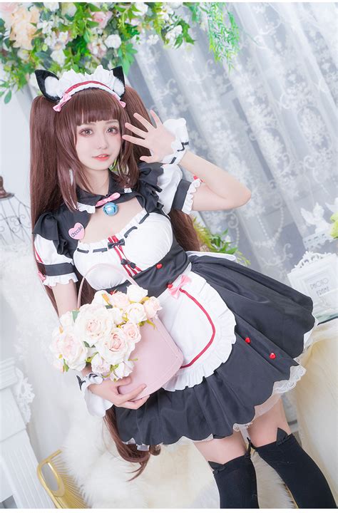 nekopara chocola vanilla cute maid dress women sexy