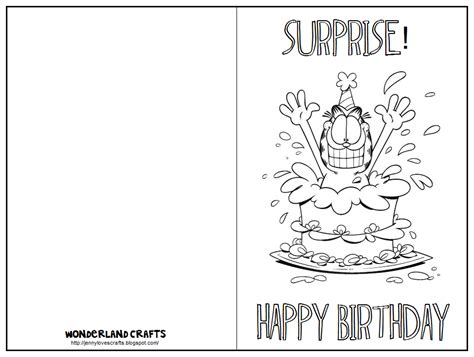 wonderland crafts birthday cards