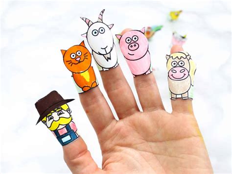 printable zoo animal finger puppets printable templates