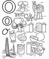 Letter Words Coloring Pages Alphabet Activity Abc Sheets Printable Color Honkingdonkey Sheet Kids Oven Different Letters Objects Popular Library Clipart sketch template