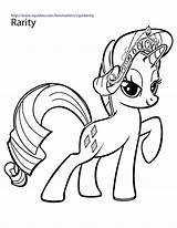 Pony Coloring Little Pages Rarity Mlp Twilight Sparkle Cute Colorare Da sketch template