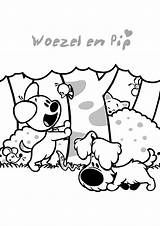 Pip Woezel Kleurplaten Spelen Ausmalbild Malvorlage Kleurplatenenzo Maak Kleuren sketch template