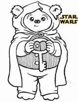 Wars Star Coloring Ewok Wicket Pages Ultimate sketch template