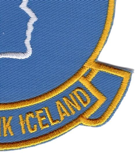 Naval Air Station Keflavik Iceland Patch Fac And Stars Base Patches