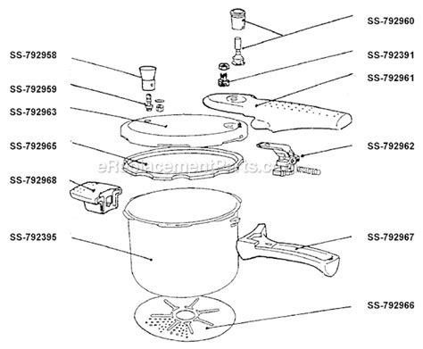 power cooker parts diagram