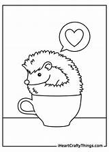 Hedgehog Happy Iheartcraftythings sketch template