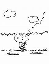 Charlie Peanuts Brown Snoopy Coloring Schulz Book sketch template