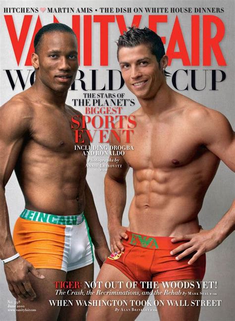 Cristiano Ronaldo Is Naked On Spanish Vogue Cover With Irina Shayk