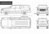 Gmc Yukon Denali Xl Drawing Cad Block Car Autocad Dwg 2d Model Drawings Paintingvalley sketch template