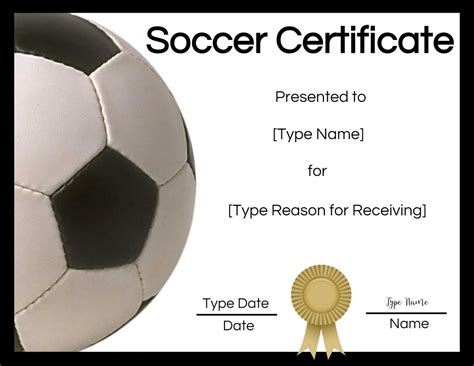 printable soccer awards certificates printable world holiday
