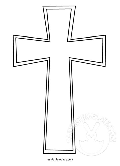 printable cross template