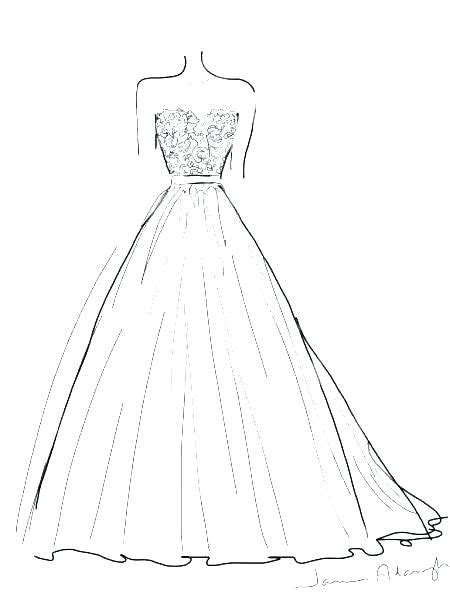 wedding dresses coloring pages coloring home