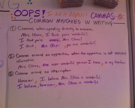 oops     common mistakes  writing mistakes term paper