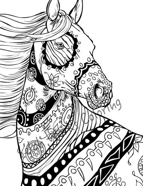 coloring pages  horses