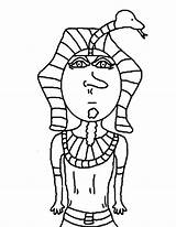 Pharaoh Coloring Cartoon Egypt Plagues Pages Printable Getcolorings sketch template