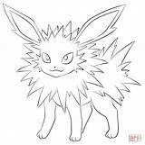 Flareon Pokemon Coloring Pages Getcolorings Printable Print Color sketch template