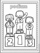 Olympics Coloring Summer Olympic Followers sketch template