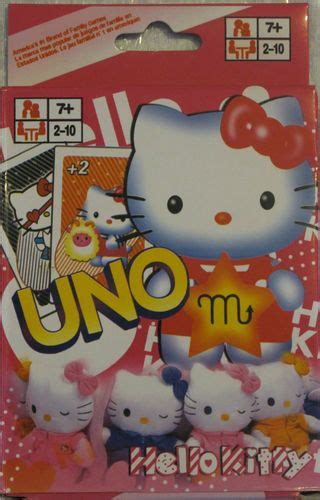 uno card game  kitty character cards endless fun  kitty