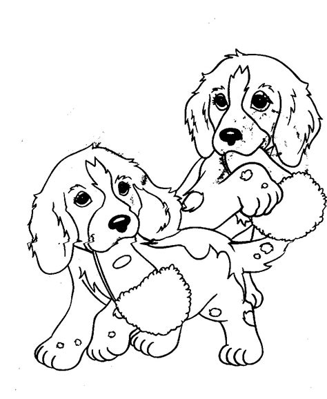 colouring pages dogs  printable