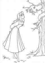Coloring Aurora Pages Princess Sleeping Beauty Coloriage sketch template