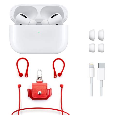 apple airpod pro  red accessories kit