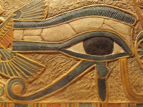 egyptian eye  horus egyptian painting wall relief sculpture art