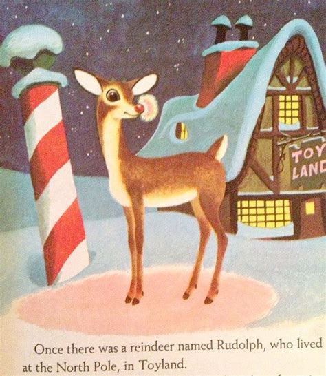 rudolf  red nosed reindeer christmas vintage  retroreadbooks