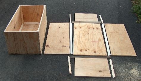diy plywood tanks nesting box