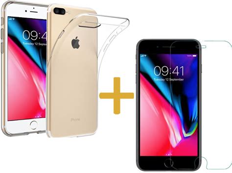 bolcom apple iphone   siliconen transparant hoesje gel soft